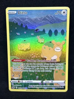 2023 Pokemon Crown Zenith Ditto Galarian Gallery GG22/GG70 - Image 1