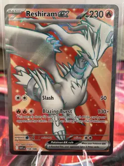 Pokemon TCG Reshiram ex 158/086 White Flare Full Art Ultra Rare Holo - Image 1
