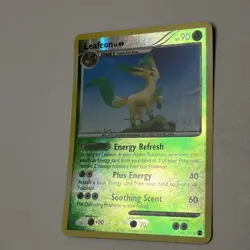 Pokemon TCG Leafeon 45/111 Rising Rivals Reverse Holo 2009 - Image 2