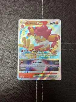 Pokemon TCG - Simisear VSTAR - 023/159 - Crown Zenith - NM Ultra Rare (2023) - Image 1