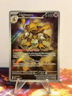 Pokemon TCG Alakazam 009 Me: Mega Evolution Promo Holo - Image 1
