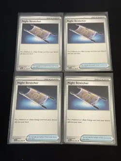 4X Night Stretcher 061/064 Playset Pokemon Shrouded Fable Regular - Image 1