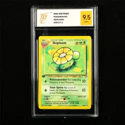 TQG 9.5 MINT+ 2000 Pokemon ENG Skiploom 49/111 U - Image 1