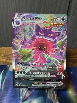 Gengar VMAX 271/264 Fusion Strike Alt Art Pokemon TCG Near Mint - Image 1
