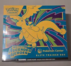 Pokemon Center Ascended Heroes Elite Trainer Box Sealed New - Mega Dragonite ETB - Image 1