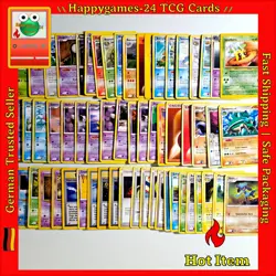 60x Pokemon Karten Sammlung gemischt div. Set TCG non Holo Vintage /E8 - Image 1