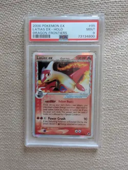2006 POKEMON EX DRAGON FRONTIERS #95 LATIAS EX-HOLO PSA 9 - Image 1