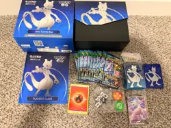 Pokemon Go Mewtwo Elite Trainer Box 100% Complete with Blackstar Mewtwo Promo - Image 4