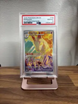 2025 POKEMON DESTINED RIVALS ILLUSTRATION RARE #189 RAPIDASH PSA 10 - Image 1