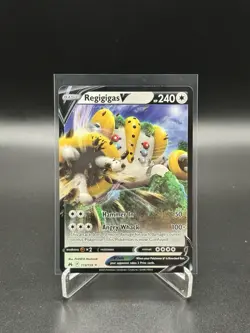 Pokemon TCG Sword & Shield Crown Zenith Set: Regigigas V 113/159 - Image 1