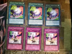 YUGIOH 3X ASSAULT MODE ZERO + 3X ASSAULT MODE ACTIVATE COMMON 1ST ED NM - Image 1