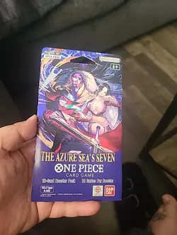 ONE PIECE TCG OP-14 The Azure Sea’s Seven Booster Pack Sleeved SEALED English - Image 1