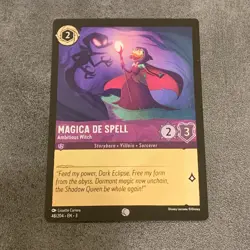 MAGICA DE SPELL Ambitious Witch Disney Lorcana TCG Into The Inklands FOIL 48/204 - Image 1