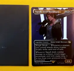 MTG Final Fantasy Squall Seed Mercenary Borderless Surge Foil Rare Card #547 🔥 - Image 2