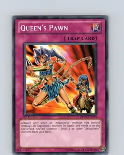 Yu-Gi-Oh TCG Queen's Pawn DREV-EN073 1st Edition Common Card LP-NM - Image 1
