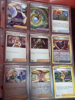 90 Pokemon Card Lot In 10 Binder Pages - Image 2