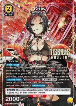 Crow 021 R* GODDESS OF VICTORY NIKKE Union Arena English Card Official - Image 1