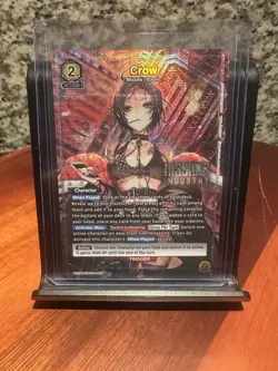 Crow 021 R* GODDESS OF VICTORY NIKKE Union Arena English Card Official - Image 1