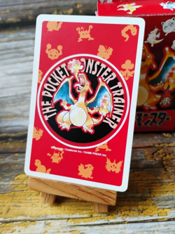 Ash Ketchum - Pokemon Poker Playing Card - vtg 1996 Red/Charizard Deck - LP - Image 5