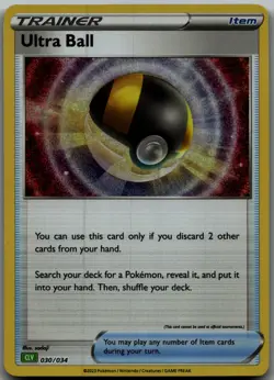 Ultra Ball (CLV) foil Classic Collection Trading Card Game Classic 030/034 NM - Image 1