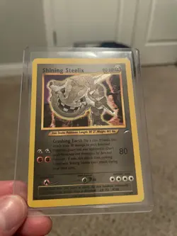 Pokemon Shining Steelix 112/105 Neo Destiny Holo Secret Rare Unlimited Card - Image 1