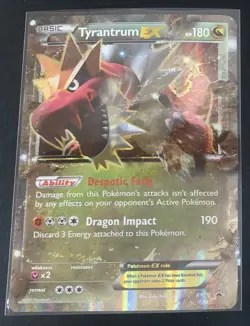 Tyrantrum EX XY70 Pokemon JUMBO Cards Holo - MP - Image 1