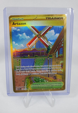 Artazon Gold 229/197 Obsidian Flames OBF Hyper Rare Full Art Pokemon Card - Image 3
