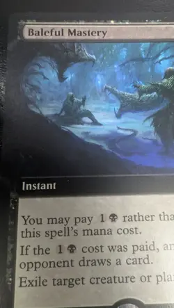Baleful Mastery (Extended Art) Strixhaven: School of Mages Regular Magic Card - Image 2