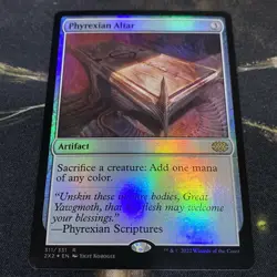 Magic the Gathering - Phyrexian Altar - Double Masters 2022 LP Foil 311 mtg - Image 1