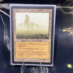 Magic the Gathering - Deserted Temple - LP - Odyssey - MTG - #7038 - Regular - Image 1