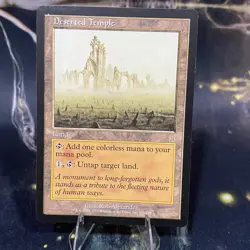 Magic the Gathering - Deserted Temple - LP - Odyssey - MTG - #7038 - Regular - Image 3