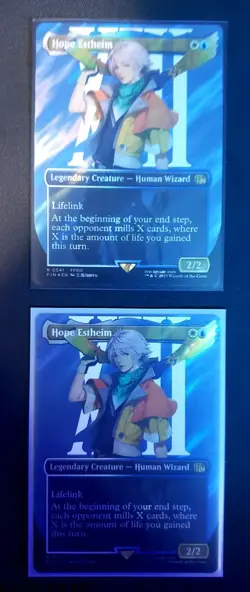 Final Fantasy Magic the Gathering Hope Estheim Borderless Surge Foil Card Mint - Image 3