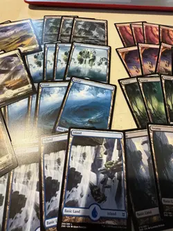 mtg 60 full art basic lands Zendikar Rising, 4 of each, 12 of each color, SP - Image 4