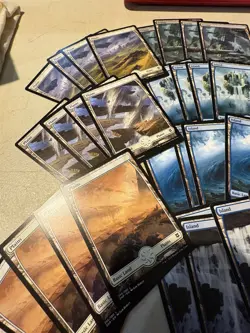 mtg 60 full art basic lands Zendikar Rising, 4 of each, 12 of each color, SP - Image 5