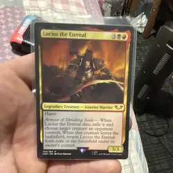 Magic: The Gathering Lucius the Eternal Rare Creature Warhammer 40000 Red Black - Image 1