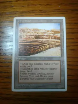 Strip Mine MTG Core Set 4th Edition Regular - Image 1