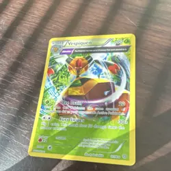 Pokemon Vespiquen 11/98 XY Ancient Origins Rare Stage 1 90 HP Fury Swipes Card - Image 2