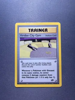 Pokemon TCG - Viridian City Gym - Gym Challenge - 123/132 Unlimited 1999-2000 - Image 1