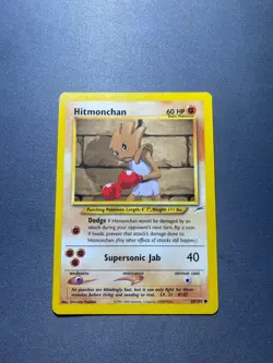Pokemon TCG - Hitmonchan - Neo Destiny Unlimited - 69/105 - 1999-2000 Wizards - Image 1
