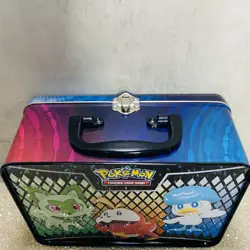 2023’ Pokemon TCG - Collector's Chest Tin, Open Goodies Inside Lunch Box. - Image 3