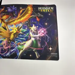 Pokemon TCG Hidden Fates Playmat Shiny Charizard, Rayquaza, Mewtwo 2019 - Image 3