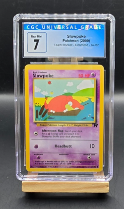 Pokemon Slowpoke 2000 Team Rocket 67/82 CGC 7 - Image 1