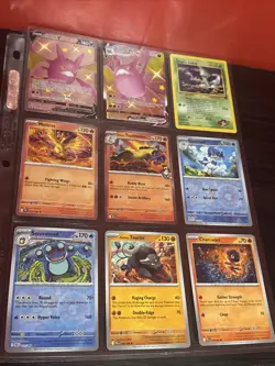 10 Binder Pages Filled With 90 Pokemon Cards - Image 3