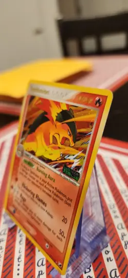 UNSEEN FORCES TYPHLOSION 2005 RARE POKEMON CARD 17/115 Stamped - Image 3