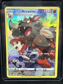 Pokemon TCG Hisuian Arcanine Lost Origin Trainer Gallery TG08/TG30 Holo Ultra... - Image 3