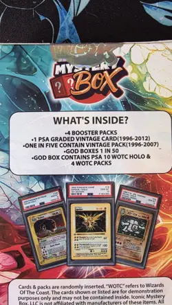 MYSTERY POKEMON: BIG 4 BOX PACK FACTORY SEALED DISCONTINUED BOXES - Image 5
