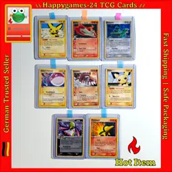 8x Pokemon Karten WOTC Sammlung gemischt div. Set TCG non Holo /U66 - Image 1
