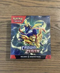 POKEMON TCG CROWN ZENITH SEALED BOOSTER BUNDLE - Image 1