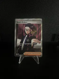 Boss’s Orders 256/217 Ultra Rare Full Art Pokemon TCG Ascended Heroes NM - Image 1