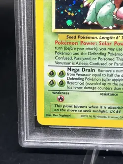 2000 Pokemon Black Star Promo Venusaur Holo. #13 Ex Mint, PSA 6 - Image 4